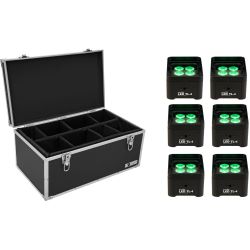 EUROLITE Set 6x LED TL-4 Trusslight + Case