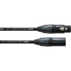 Cordial XLR female / XLR male Neutrik 7,5m CSM 7,5 FM-GOLD 250