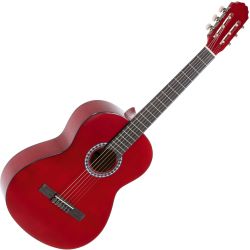 GEWApure VGS Basic 4/4 Konzertgitarre transparent rot