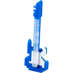 BRIXIES Bausteine E-Gitarre blau