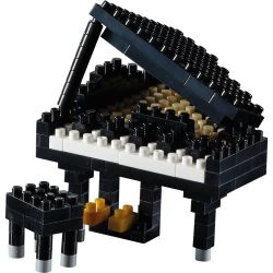 BRIXIES Bausteine Klavier (schwarz)