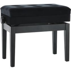 Gewa Pianobank Deluxe Compartment Schwarz matt