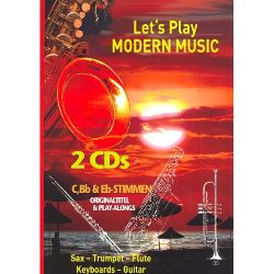 DD Verlag - Let's play modern Music (+2 CD's) - C-, Bb- und Es-Instrumente