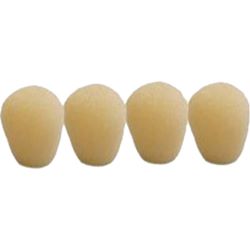 Mipro 4CP0007 Windschutz f. Lavalier beige (4 Stück)