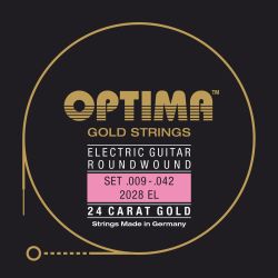 Optima 24K Gold Strings 2028 EL E-Gitarren Saiten 009-042