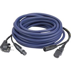 DAP AUDIO FP08 - Schuko/XLR F -Kaltgeräte/XLR M 20 m