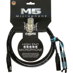 Klotz M5 High End Gold Mikrofonkabel 3m