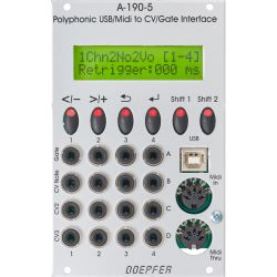 Doepfer A-190-5 Poly. MIDI/USB-to-CV/Gate