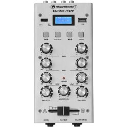 OMNITRONIC GNOME-202P Mini-Mixer silber