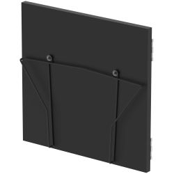 Glorious DJ Record Box Display Door Black