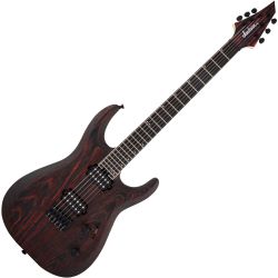 Jackson Pro Series Dinky DK2 Modern Ash HT6 BK Red E-Gitarre