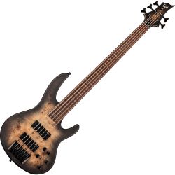 ESP Ltd D-5BP BLKNBS 5-String E-Bassgitarre