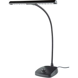 K&M 12298 LED Pianoleuchte dimmbar schwarz