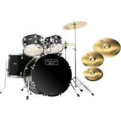 Mapex Tornado Fusion Zildjian Planet Z Drum Set 5045 TZ DK