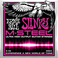 Ernie Ball EB2923 M-Steel Slinky Super 09-42