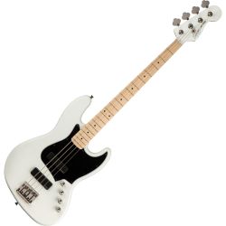Fender Squier Contemporary Active Jazz Bass HH MN WHT E-Bassgitarre