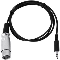 EUROLITE DMX-Adapter OUT Klinke 3,5 XLR 1m