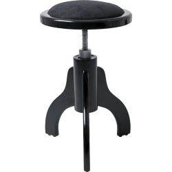 Gewa Pianostuhl Deluxe Schwarz hochglanz