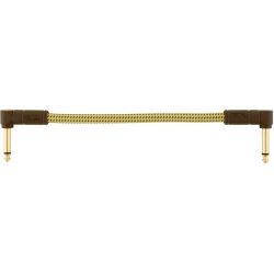 Fender Deluxe Instrumentenkabel 15cm Tweed
