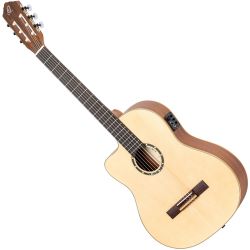 Ortega RCE125SN-L 4/4 Thinbody Lefthand Konzertgitarre inkl. Gigbag