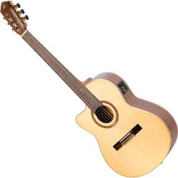 Ortega RCE138-T4-L 4/4 Thinbody Lefthand Konzertgitarre inkl. Gigbag