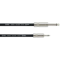 Cordial CPI 1 PZ Kabel 1 m Klinke 3,5mm mono / Klinke 6,3mm mono
