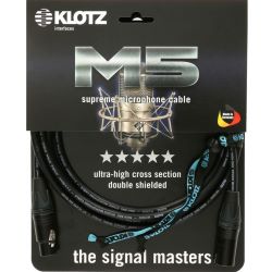 Klotz M5 Mikrofonkabel 1m