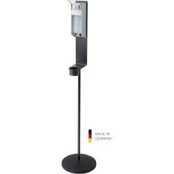 K&M 80328 Desinfektionsmittelständer inkl. Eurospender schwarz