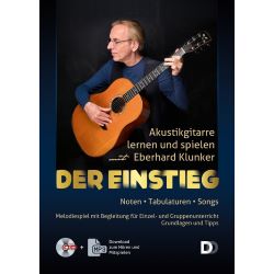 DD Verlag - Akustikgitarre lernen und spielen: Der Einstieg - Eberhard Klunker