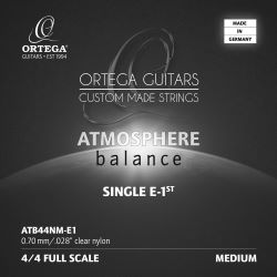 Ortega ATB44NM-E1 Atmosphere Balance Medium Tension Einzelsaite Konzertgitarre