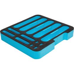 Adam Hall 87402 MI Mikrofon Schaumstoffeinlage für 2 HE Rackschublade