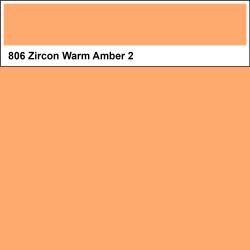 Lee Farbfolie Z806 Zircon Warm Amber 2 25 x 120 cm