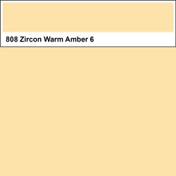 Lee Farbfolie Z808 Zircon Warm Amber 6 25 x 120 cm