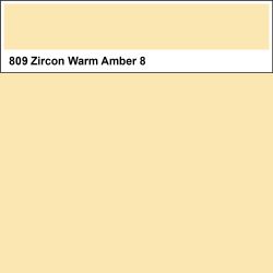 Lee Farbfolie Z809 Zircon Warm Amber 8 25 x 120 cm