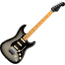 Fender American Ultra Luxe Strat HSS FR MN SVB E-Gitarre inkl. Koffer