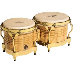 Latin Percussion LP M201-AW Matador Wood Bongos Natural