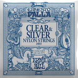 Ernie Ball EB2406 Akustik, Ernesto Palla, Black Silver 28-42