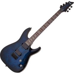 Schecter Omen Elite 6 See Thru Blue Burst E-Gitarre