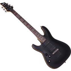 Schecter Demon 6 LH Satin Black Lefthand E-Gitarre
