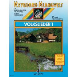 Schott - Volkslieder 1 - für Keyboard