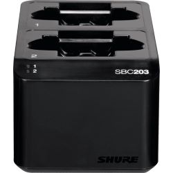 Shure SBC203-E  USB Ladegerät für zwei SB 903 oder SLXD1 bzw.SLDX2
