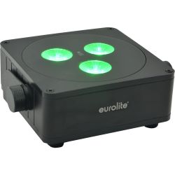 EUROLITE AKKU IP Flat Light 3 sw