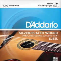 Daddario EJ83L Saitensatz Gypsy Jazz Ball End 010-044