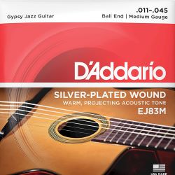 Daddario EJ83M Saitensatz Gypsy Jazz Ball End 011-045
