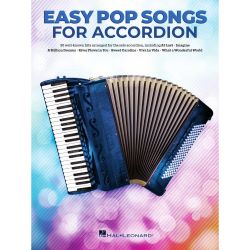 Hal Leonard - Easy Pop Songs for Accordion - f. Akkordeon