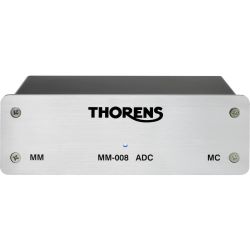Thorens MM-008 ADC Silber Phono Vorverstärker für MM und MC Tonabnehmer