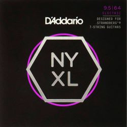 Daddario NYXL09564SB Strandberg 7-String E-Gitarren Saiten 009.5-064