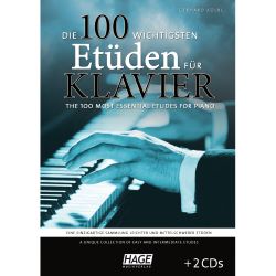 Hage - Die 100 wichtigsten Etüden für Klavier (+2 CDs)