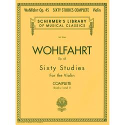 G. Schirmer - 60 Etüden op. 45 - f. Violine - Franz Wohlfahrt