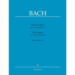 Bärenreiter - 6 Suiten BWV1007-1012 - f. Cello - Johann Sebastian Bach